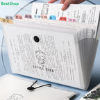 ♥A4 Multi-layer Student Insert Exam Organizer, Accordion Folder For Subject Classification, Exam File Storage Bag