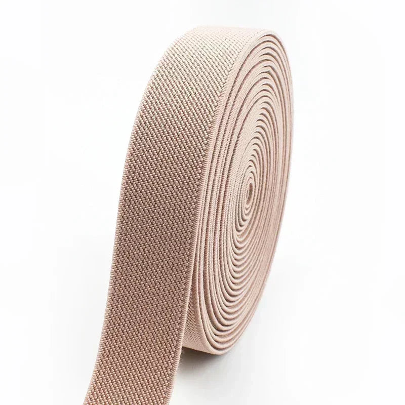 3/5M Meetee 20-50mm Elastic Bands for Trouser Waist Rubber Band Stretch Webbing Tape Belt DIY Underwear Clothes Sewing Accessory