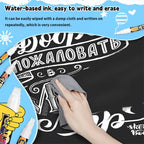 1/3 Pcs White Liquid Chalk Painting, Marking Erasable Dust-free Water-soluble Marking Pen School Classroom Office Supplies