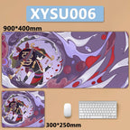 Anime Game Furina Neuvillette Mavuika Wanderer Raiden Columbina XXL Large Genshin Impact Mouse Pad Keyboard Desk Mat Mousepad