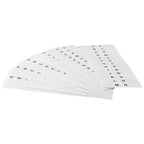 208PCS A-Z Sticky Tabs, White Alphabet Index Tabs, Self-Adhesive Book Tabs for Dictionary,Notebooks,Files