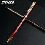 STONEGO Fashion Wallet Pen Short Paragraph Gift Travel Pocket Pen Mini Pocket Short Clip Metal RollerBall Pen Travel Pocket Pen