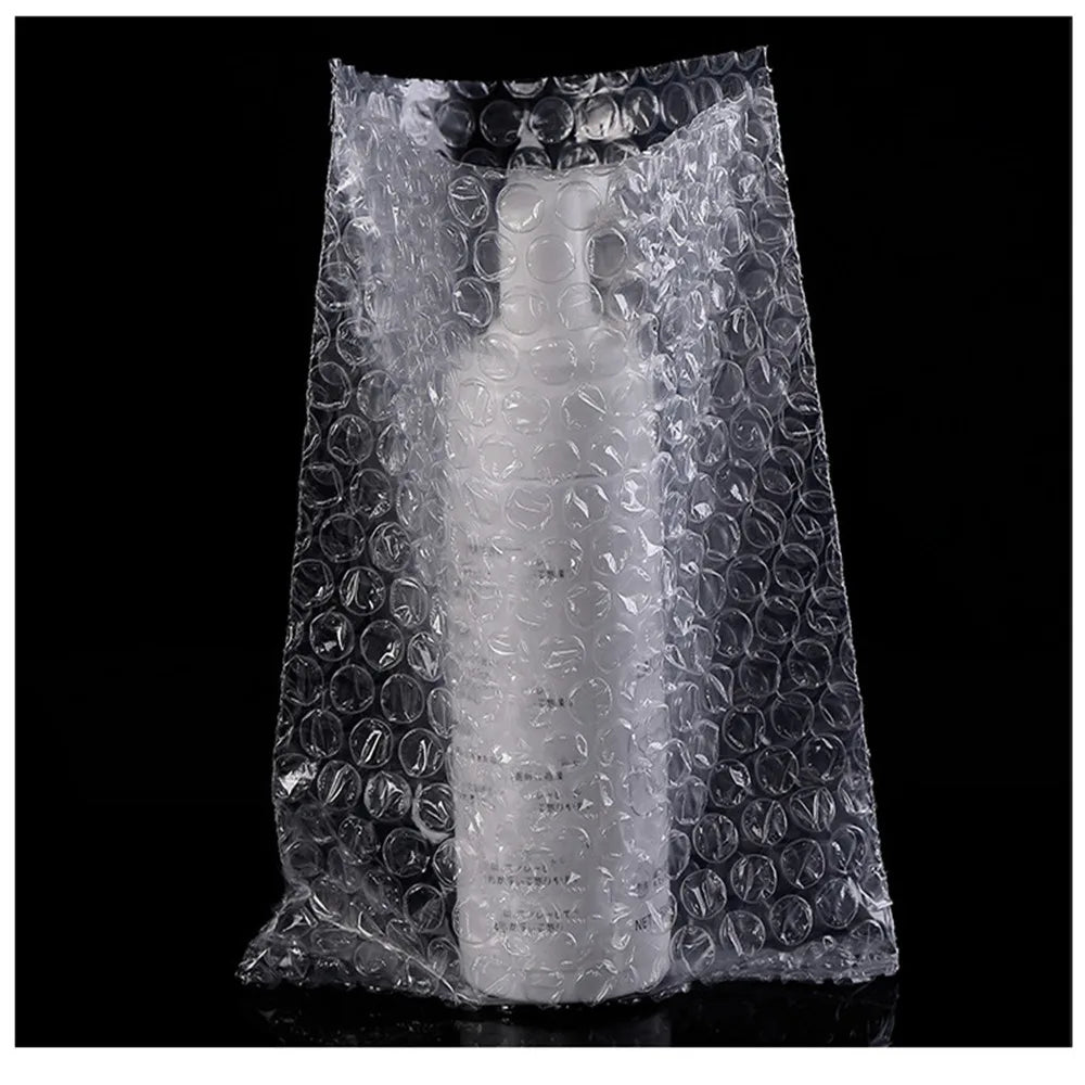 100pcs 17x25cm Small Bubble Mailers for Small Business Plastic Shipping Packaging Envelope Bags Wrap Clear Shockproof Wholesale