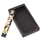 Durable-Chinese Calligraphy Inkstone Rectangle Dragon Phoenix Pattern Inker Sets Traditional Chinese Ink Stones With Ink Stick 1