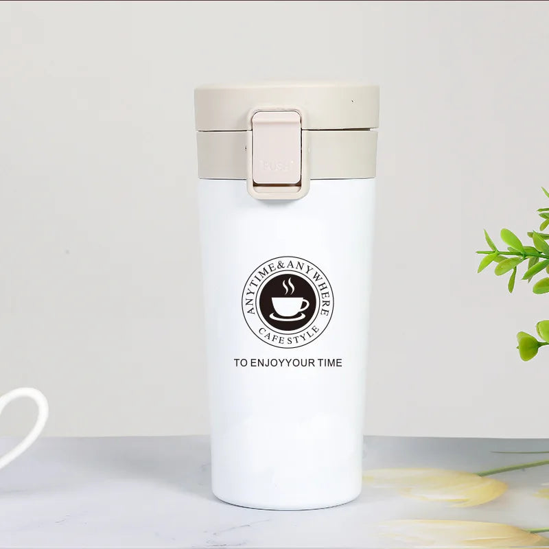 380/510ML Coffee Cup Stainless Steel Thermo Bottle Car Thermal Cup Outdoor Sports Vacuum Flask Keeps Cold and Heat Thermal Mug