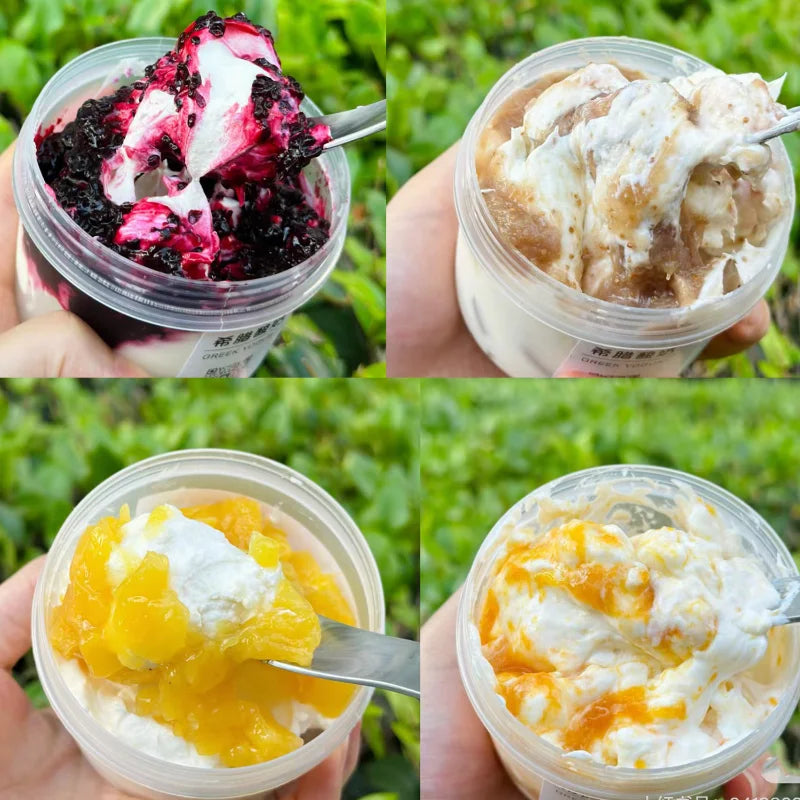 10/1PCS Pudding Cups Dessert Cup with Lids Transparent Reusable Ice Cream Bowls Sealed Cake Storage Box Snacks Yogurt Container