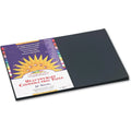 50 Sheets Black Construction Paper 12 inch by 18 inch, Prang Brand Previously Called SunWorks