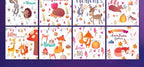 50pcs Creative Square Star Sky Constellations Origami Paper Kid DIY Handmade Double-sided Coloring Fold Craft Paper Art Gift