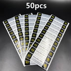 50pcs/100pcs VOID Bright Silver Shipping Sealing Label Stickers, Waterproof Tamper Proof Security Labels for Jar, Mailing Boxes