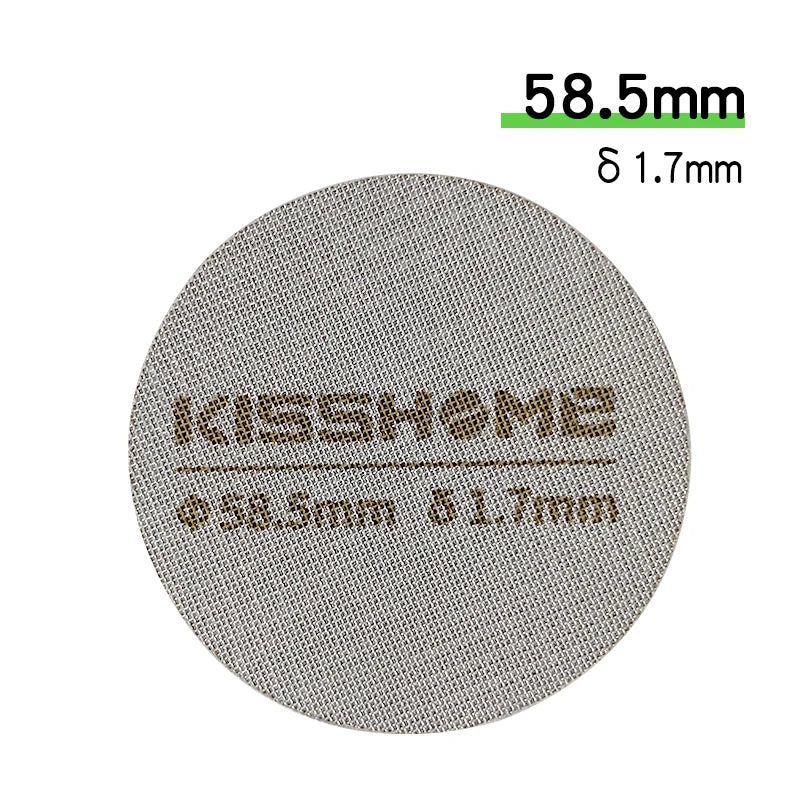 Coffee Puck Screen Fit 51mm 53.5mm 58.5mm Reusable Ground Filter Mesh Heat Resistant Metal For Espresso Accessories Barista Tool