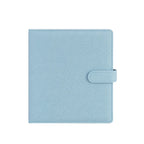 A5 3 Ring Glitter PU Leather Binder with Magnetic Buckle Refillable 4×6 Photo Album Notebook Stationery