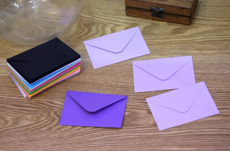 20pcs/pack 115mm * 82mm colored small envelopes, card mailing, business, wedding