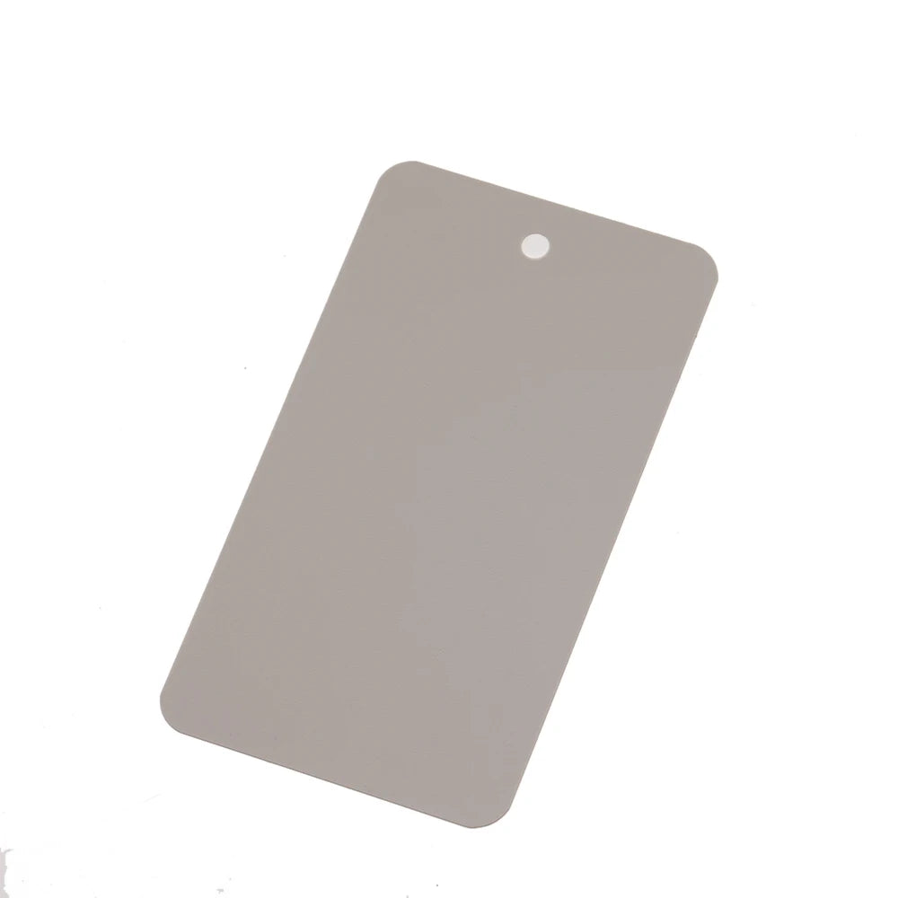 50pcs Rectangle Blank Plastic Tags Merchandise PVC Price Tags Waterproof Plastic Identification Hang For Small Business