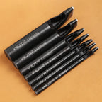 WUTA Basic Series 1pc Leather Belt Hole Puncher Oblong Hollow Punch Oval Flat Punches DIY Craft Tools for Strap Watch Band Bags