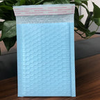 100 Pcs Bubble Mailers Blue Poly Bubble Mailer Self Seal Padded Envelopes Gift Waterproof Packaging Envelope Bags for Shipping