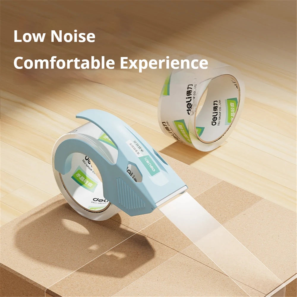 1 Set1.9 inches/4.8cm Tape Dispenser & Tape,  For packaging, shipping, and mailing, Quiet And Smooth,  No Splitting Or Tearing.