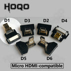 HDMI-compatible FPV Cable Micro/Mini HD-90 Degree Adapter FPC Ribbon Flat Pitch 20pin For TV Projector Multicopter Aerial Photog