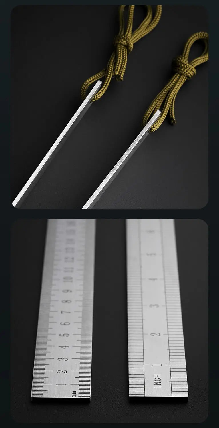 2.5mm Thick 50cm Stainless Steel Ruler Metric Inch Straightedge for Woodworking Construction Drafting Teaching and Measuring