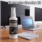 Screen Cleaner Kit Spray with Microfiber Polishing Cloth Streak Free Cleaning Solution for MacBook iPad Laptop TV Display