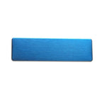 10pcs Laser Engraving Name Badge Holder Round Corner Gold Color Stainless Steel Badge Blank Material 70x20mm