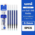New Uni uniball Zento Flow Metal Rollerball Pen Aluminum Grip Gel Pens 0.5mm Water-Based Black Ink Ultra Smooth Writing Japan