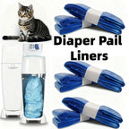 4.5M Blue Bady Diaper Pail Refills Bags for Angelcare Trash for Sangenic Tommee Tippee for Twist & Click for Genie