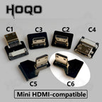HDMI-compatible FPV Cable Micro/Mini HD-90 Degree Adapter FPC Ribbon Flat Pitch 20pin For TV Projector Multicopter Aerial Photog