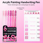 Languo 90 Colors Painting Acrylic Gel Pens Large Capacity Ink Pen for Drawing Diary Diy Coloring Doodling Painting Art Supplies