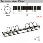 High-quality Metal Ring Binder Clips for Loose Leaf Notebook, Detachable A5 Personal A6 A7 Binder Rings for Planner Accessories
