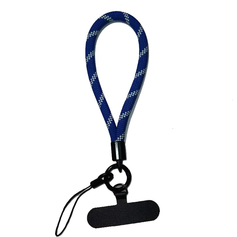 Phone Lanyard Wrist Strap Woven Phone Lanyard Creative Keychain Hanging Rope Anti-lost Security Wristband Universal Short Rope