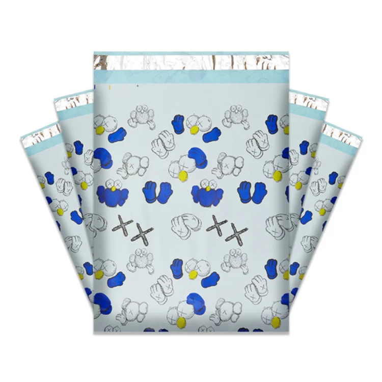 100PCS Poly Mailer Adhesive Envelope Courier Print Bag DIY Lady Panties Dress T-shirt Wedding Xmas Gift Box Packaging Pouches
