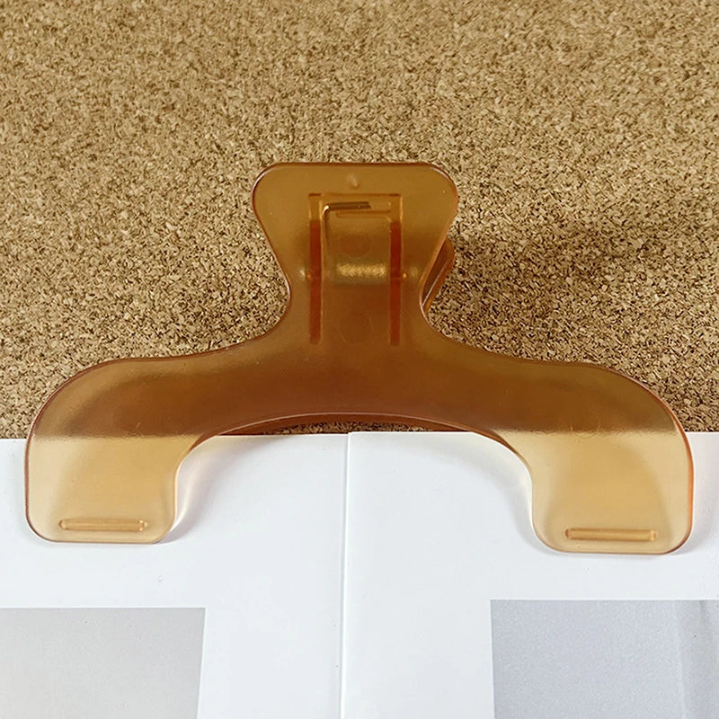 1Pcs Simple Fixed Book Clips Frosted Transparent Page Holder For Reading Tool Memo Clip Desk Accessories Practical Note Holder