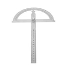 Angle Finder Ruler 0-180 Degree Stainless Steel Protractor Goniometer Angle Finder Gauge 15cm Ruler Stainless Steel Angle Finder