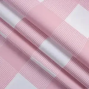 Retro Pink Gingham Tablecloth 54"x108"| Heavy-Duty Waterproof Plastic for Picnics&Coffee Shop Decor |  Party Backdrop