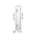 Portable Transparent Tableware Box Travel Flatware Storage Box With Flip Cover Dustproof Chopsticks Forks Spoon Cutlery Case