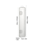 Portable Transparent Tableware Box Travel Flatware Storage Box With Flip Cover Dustproof Chopsticks Forks Spoon Cutlery Case