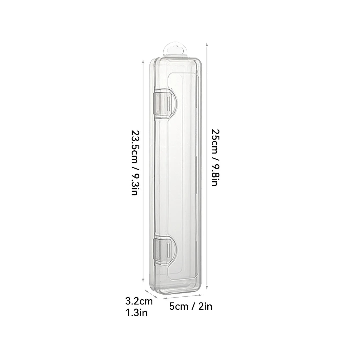 Portable Transparent Tableware Box Travel Flatware Storage Box With Flip Cover Dustproof Chopsticks Forks Spoon Cutlery Case