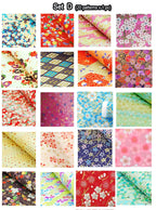 Origami Japanese Chiyogami Yunzen Paper, Hand-silk Screened Craft Paper For Gift Wrapping Box Doll Decoration 20 Sheets
