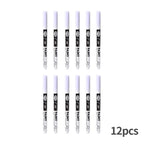 Fine tip permanent Paint Marker Pen DIY Paint Metallic Pen Permanent Gold SILVER Marker Touch Up,School Model Painting