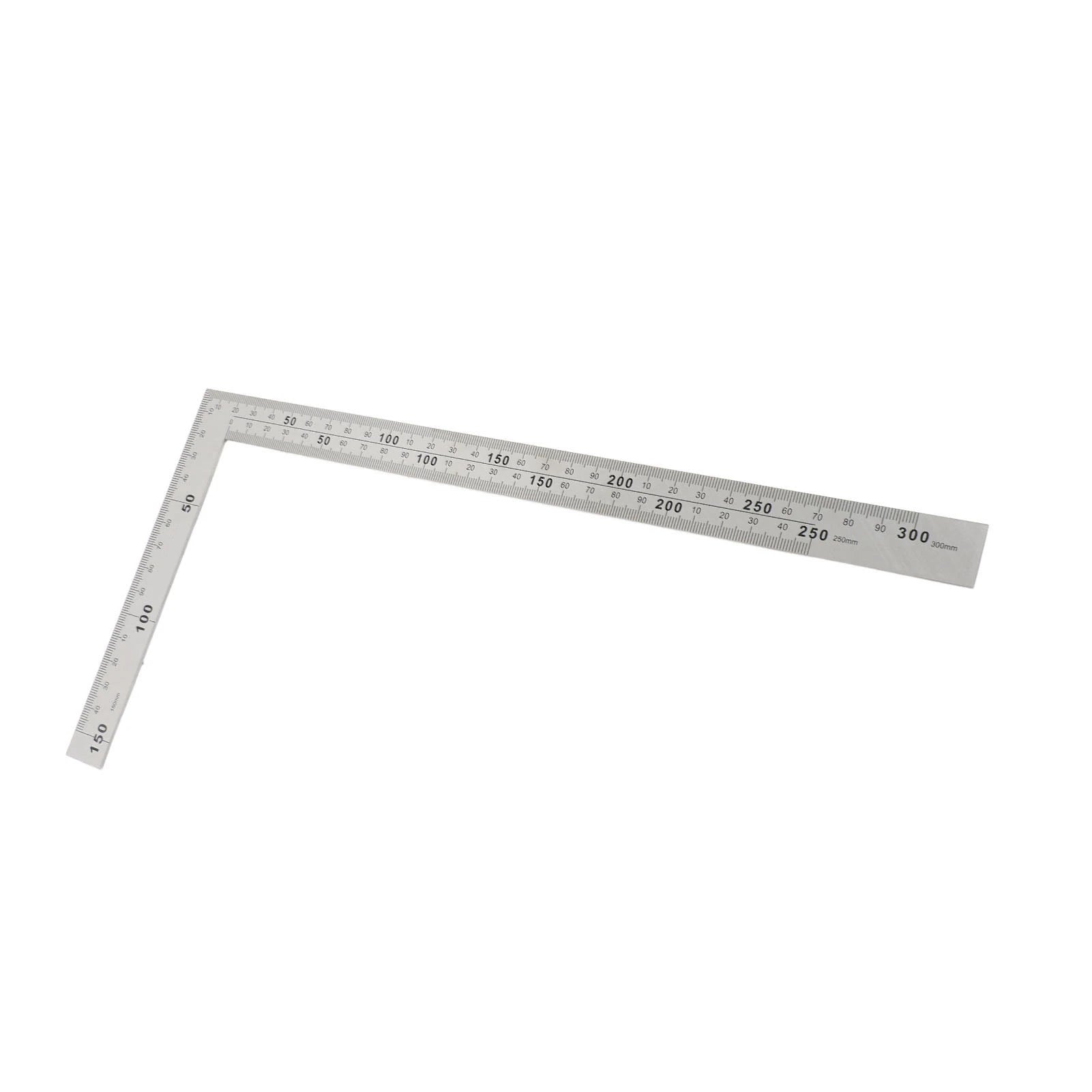 300/500mm Angle Square Ruler 90 Degree Right Angle Ruler Stainless Steel Triangle Ruler Woodworking Gauge Measuring Tool