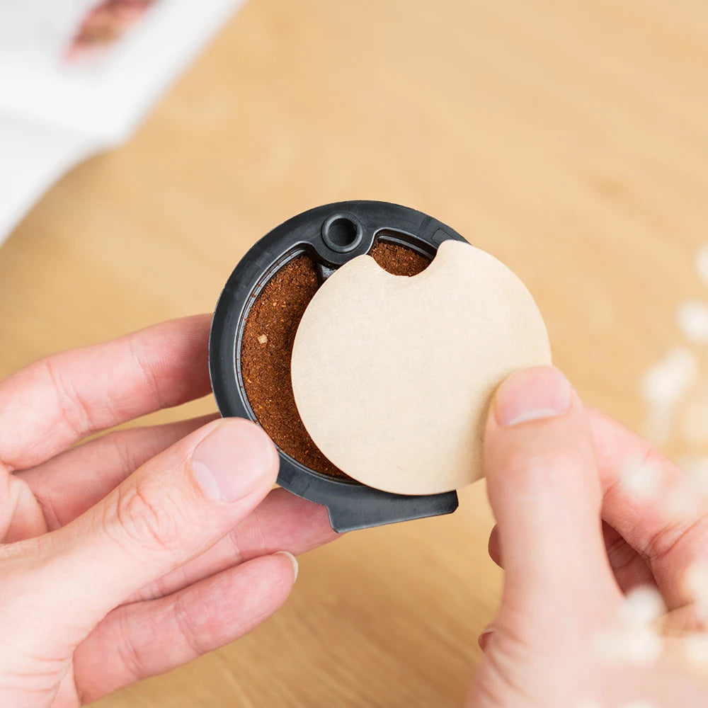 Icafildas Coffee Capsule Paper Filter for BOSCH -s Machine Tassimo Refillable Filter Maker Pod Disposable Paper Filters