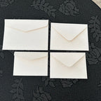 30pcs/lot Thickened Linen Texture Pattern 17.5x12.5cm White Envelope Retro for Invitations Postcards Wedding Business Letters
