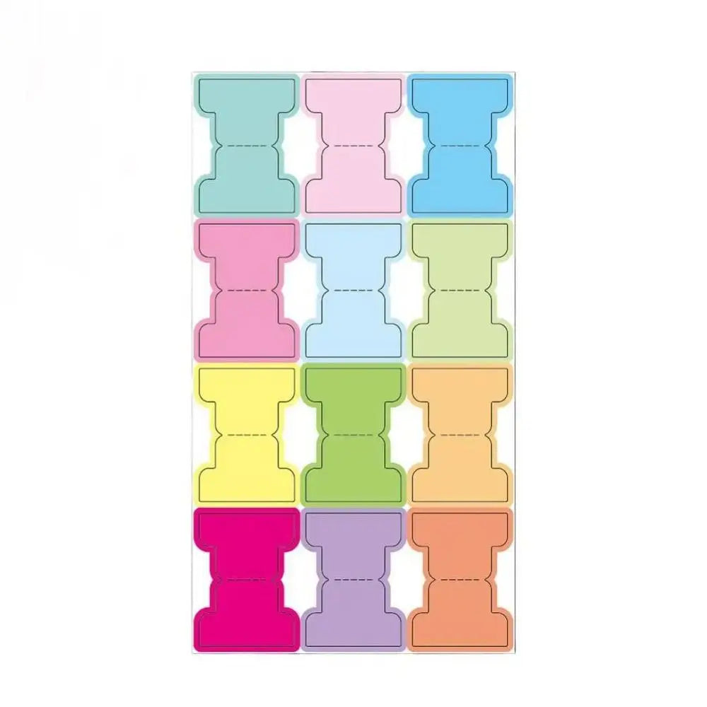 60/120Pcs File Tabs Flags Index Label Sticker Personalized Planner Office Stationery Self-adhesive Paper Tabs Repositionable