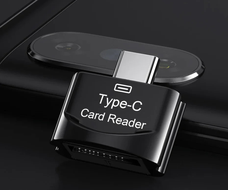Type C To Micro-SD TF Adapter OTG Card Reader Mini Card Reader Smart Memory Card Reader For Phone Laptop
