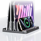 4 in 1 Office Laptop Stand Vertical Save Desktop Space Easy To Place Computer Accessories Scalable Width Office Desk Storage
