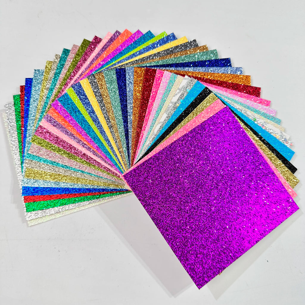 500pcs  12"*12" Glitter Card Paper Stock for Cricut Cameo Machine for Birthday Invitation