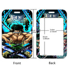 Zoro Lanyard Anime Pirate Card Holder Neck Strap for Key ID Card Phone Straps Badge Holder Keyrings Cosplay Accessories Gifts