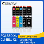 PGI-580 XL CLI-581 Ink Cartridge For Canon 580 581 XXL Compatible PIXMA TS705 TR7550 TR8550 TS6150 TS8150 9150 TS9155 Printer