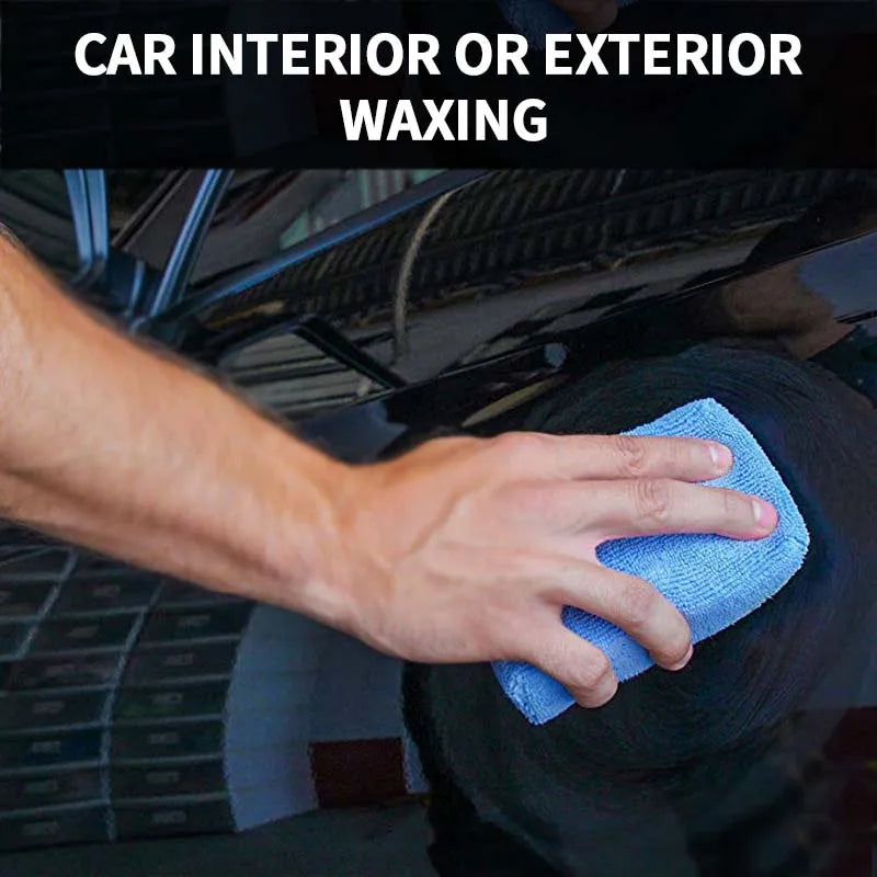 SEAMETAL 8-13pcs Microfiber Car Wax Applicator Pads Soft Auto Detailing Wax Sponge Set Car Paint Care Polishing Cleaning Pads