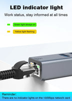 USB C HUB Docking Station Type C to RJ45 1000Mbps Ethernet Adapter USB3.0 HUB Gigabit Network Card 100W Charging Dock Extension